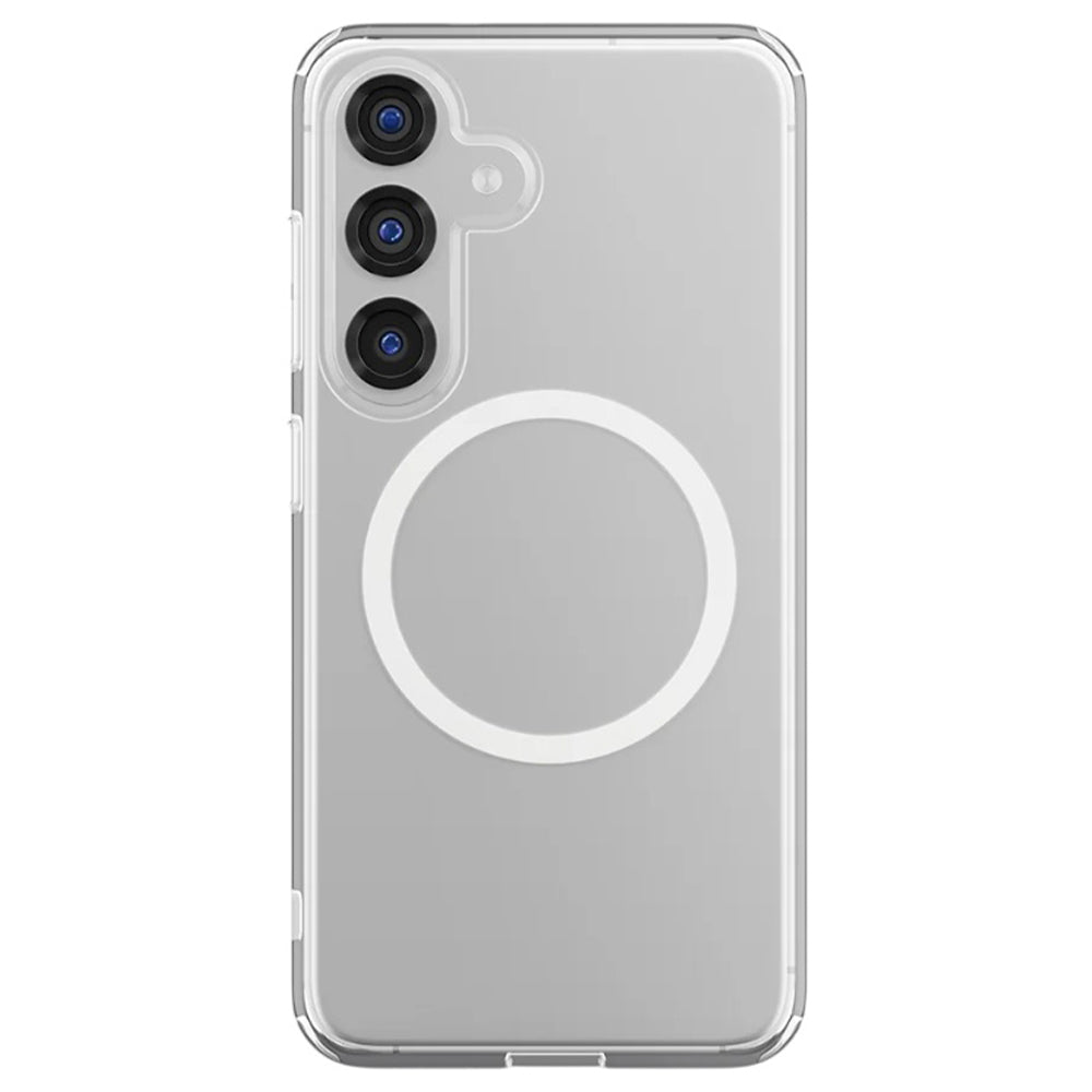 MagSafe tok Samsung Galaxy S25 S931-hez, UNIQ, LifePro Xtreme MagClick, Átlátszó