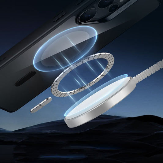 MagSafe tok Samsung Galaxy S25 Ultra S938-hez, ESR, Classic Hybrid, Átlátszó Fekete