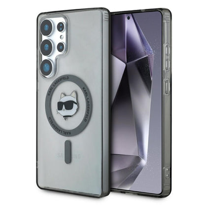 MagSafe tok Samsung Galaxy S25 Ultra S938-hez, Karl Lagerfeld, IML Choupette's Head, Fekete