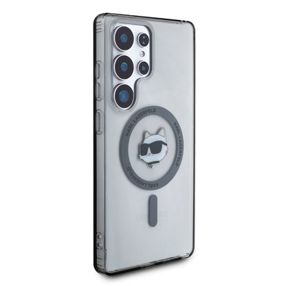 MagSafe tok Samsung Galaxy S25 Ultra S938-hez, Karl Lagerfeld, IML Choupette's Head, Fekete