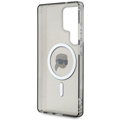 MagSafe tok Samsung Galaxy S25 Ultra S938-hez, Karl Lagerfeld, IML Karl's Head, Fekete