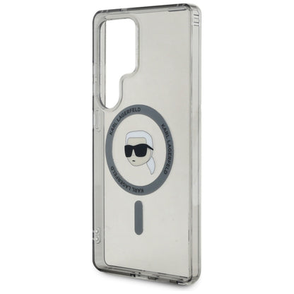 MagSafe tok Samsung Galaxy S25 Ultra S938-hez, Karl Lagerfeld, IML Karl's Head, Fekete