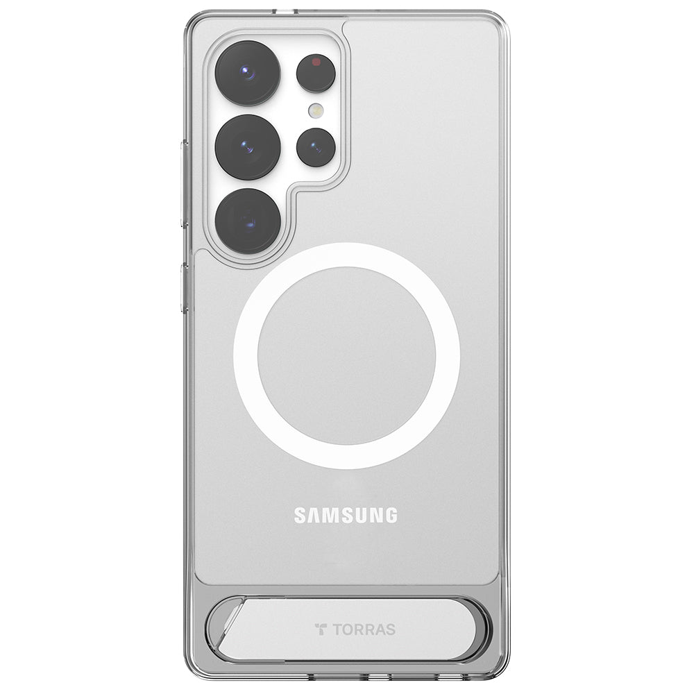 MagSafe tok Samsung Galaxy S25 Ultra S938-hez, Torras, Pstand, Átlátszó