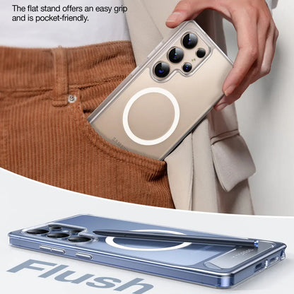 MagSafe tok Samsung Galaxy S25 Ultra S938-hez, Torras, Pstand, Átlátszó