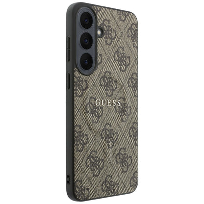 MagSafe Case for Samsung Galaxy S26 FE S741, Guess, 4G Embossed Ring Classic Logo, Brown