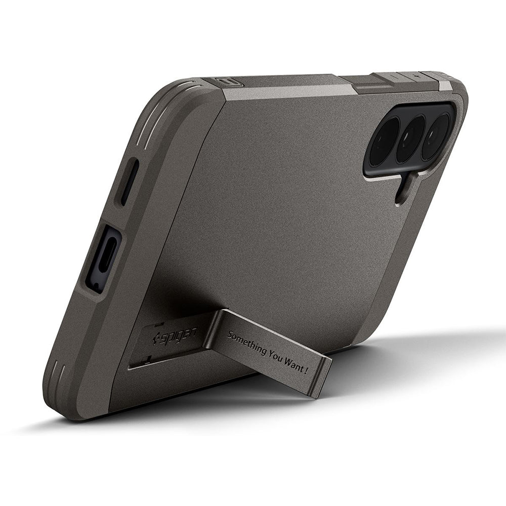 MagSafe tok Samsung Galaxy S26 FE S741-hez, Spigen, Tough Armor, Szürke ACS11635