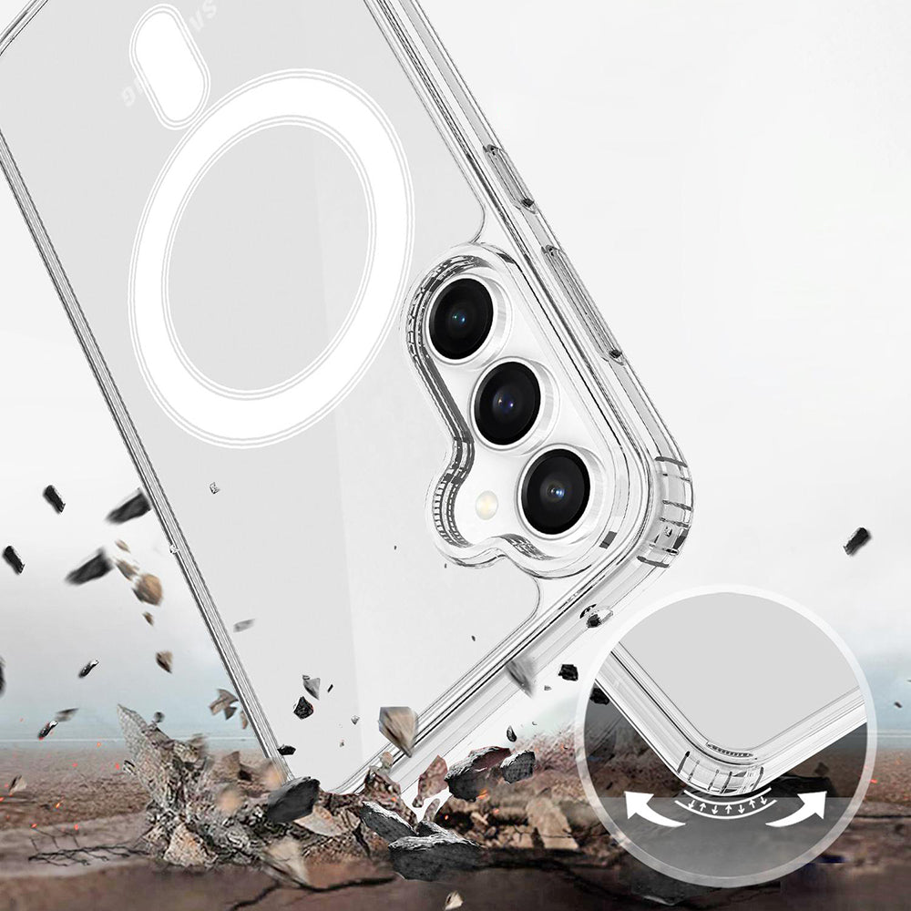 MagSafe tok Samsung Galaxy S26 FE S741 készülékhez, Techsuit, Pro, átlátszó
