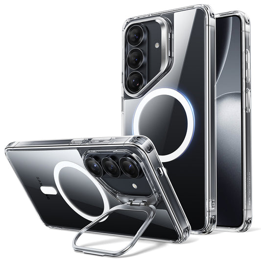 MagSafe Case for Samsung Galaxy S26 Plus, ESR, Classic Hybrid Kickstand, Transparent