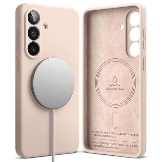 MagSafe Case for Samsung Galaxy S26 Plus, Ringke, Silicone, Pink