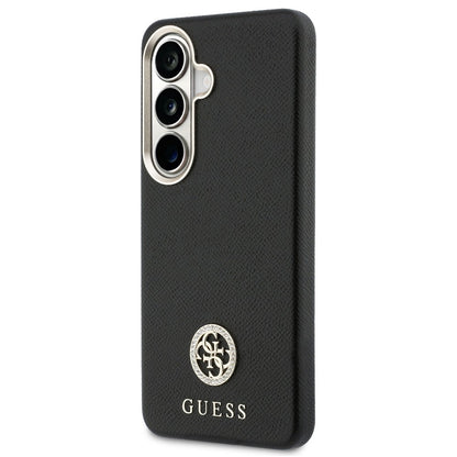 MagSafe tok Samsung Galaxy S26 Plus S947-hez, Guess, Rhinestone Round Logo, Fekete