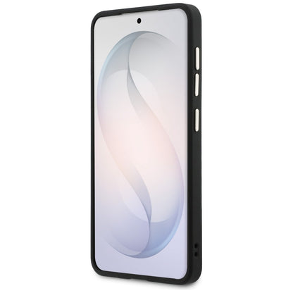 MagSafe tok Samsung Galaxy S26 Plus S947-hez, GUESS, Saffiano Peony Embossed Ring, Fekete