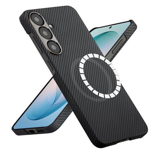 MagSafe tok Samsung Galaxy S26 Plus-hoz, Techsuit, Aramid Fiber, Fekete