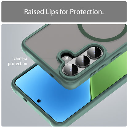 MagSafe tok Samsung Galaxy S26 Plus-hoz, Techsuit, HaloFrost II, Zöld