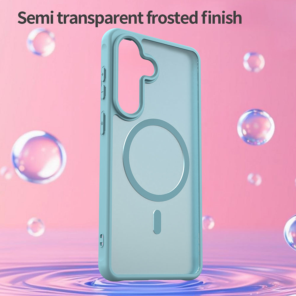 MagSafe tok Samsung Galaxy S26 Plus-hoz, Techsuit, HaloFrost II, Világoszöld