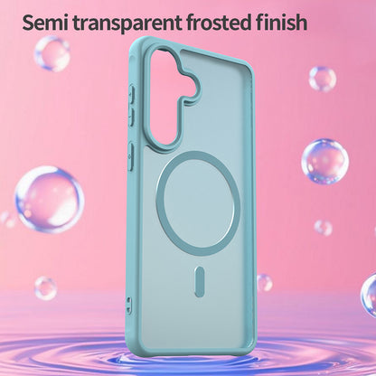 MagSafe tok Samsung Galaxy S26 Plus-hoz, Techsuit, HaloFrost II, Világoszöld