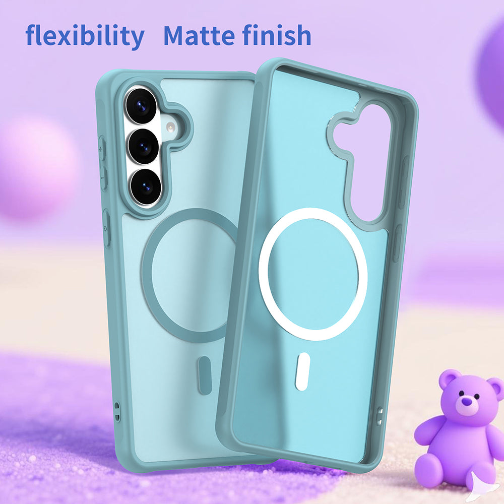 MagSafe tok Samsung Galaxy S26 Plus-hoz, Techsuit, HaloFrost II, Világoszöld