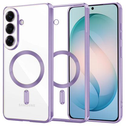 MagSafe tok Samsung Galaxy S26 Plus-hoz, Techsuit, Luxury Crystal, Világoslila