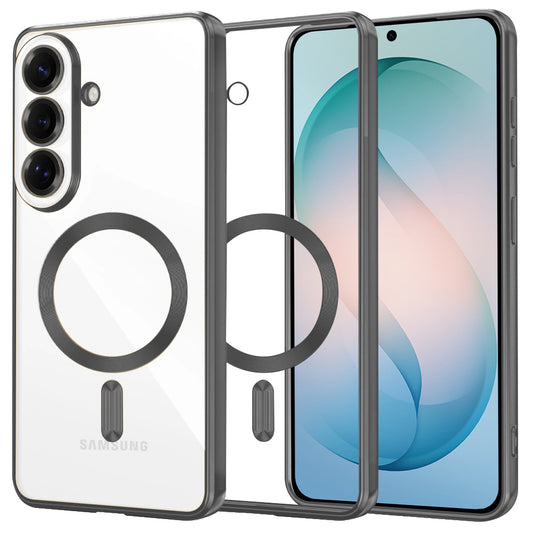 MagSafe tok Samsung Galaxy S26 Plus-hoz, Techsuit, Luxury Crystal, Fekete