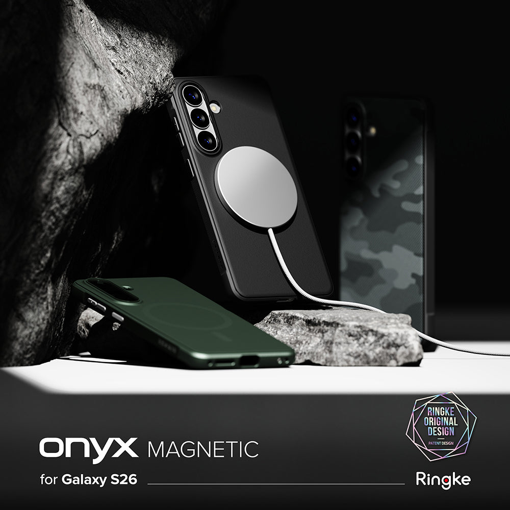 MagSafe tok Samsung Galaxy S26 S942-hez, Ringke, Onyx, Sötétzöld