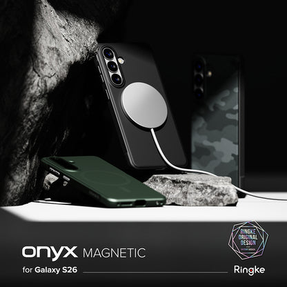 MagSafe tok Samsung Galaxy S26 S942-hez, Ringke, Onyx, Sötétzöld