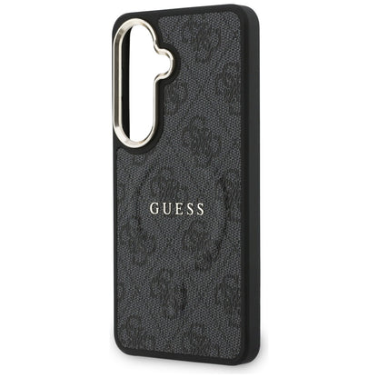 MagSafe tok Samsung Galaxy S26 S942-hez, Guess, 4G Embossed Ring, Fekete