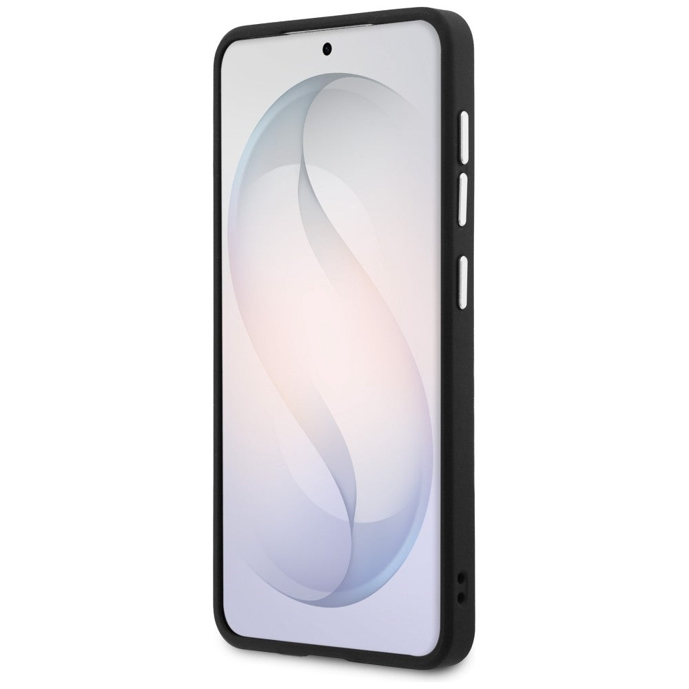 MagSafe tok Samsung Galaxy S26 S942-hez, Guess, Embossed Ring Triangle Logo, Fekete