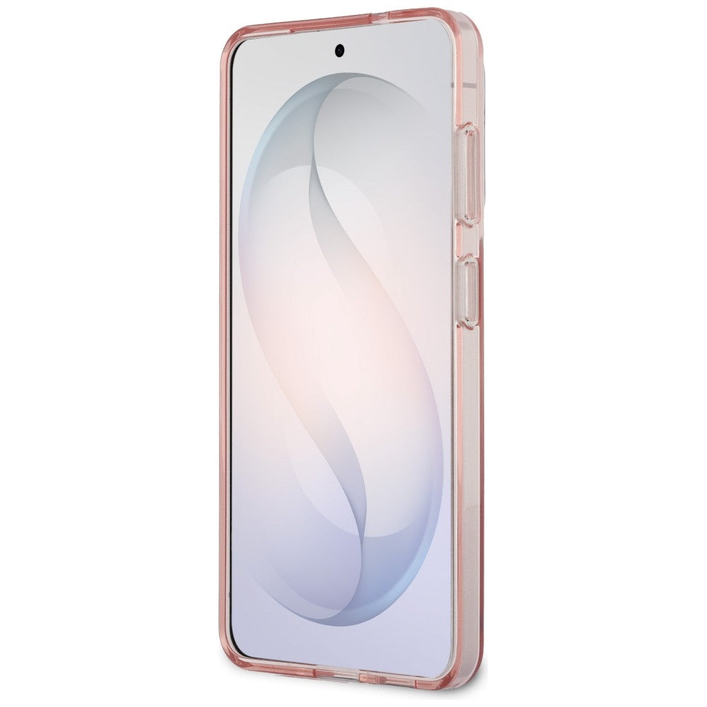 MagSafe tok Samsung Galaxy S26 S942-hez, Karl Lagerfeld, IML Choupette Head on KL Repeated Logo, Rózsaszín