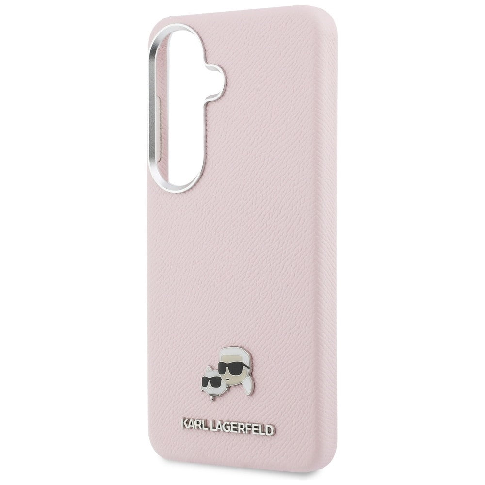 MagSafe tok Samsung Galaxy S26 S942-hez, Karl Lagerfeld, Karl & Choupette Head's Pin, Rózsaszín
