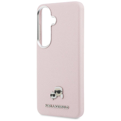 MagSafe tok Samsung Galaxy S26 S942-hez, Karl Lagerfeld, Karl & Choupette Head's Pin, Rózsaszín