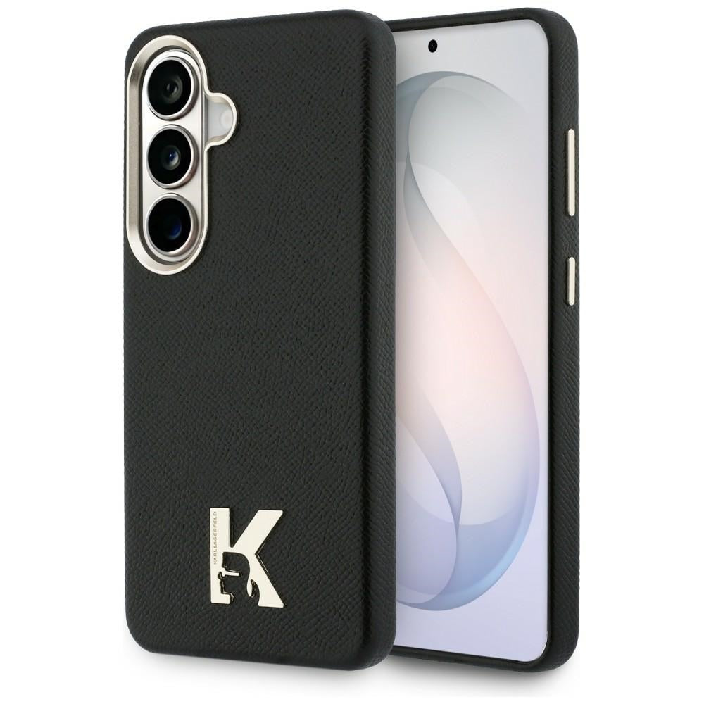 MagSafe tok Samsung Galaxy S26 S942-hez, Karl Lagerfeld, Karl Head Logo, Fekete