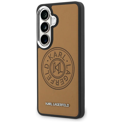 MagSafe tok Samsung Galaxy S26 S942-hez, Karl Lagerfeld, Karl Round Point Logo, Barna