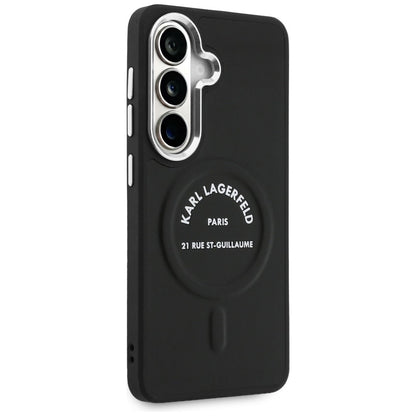 MagSafe Case for Samsung Galaxy S26 S942, Karl Lagerfeld, Karl RSG Logo, Black