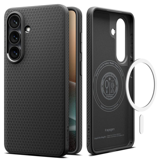MagSafe Case for Samsung Galaxy S26 S942, Spigen, Liquid Air, Matte Black ACS10730