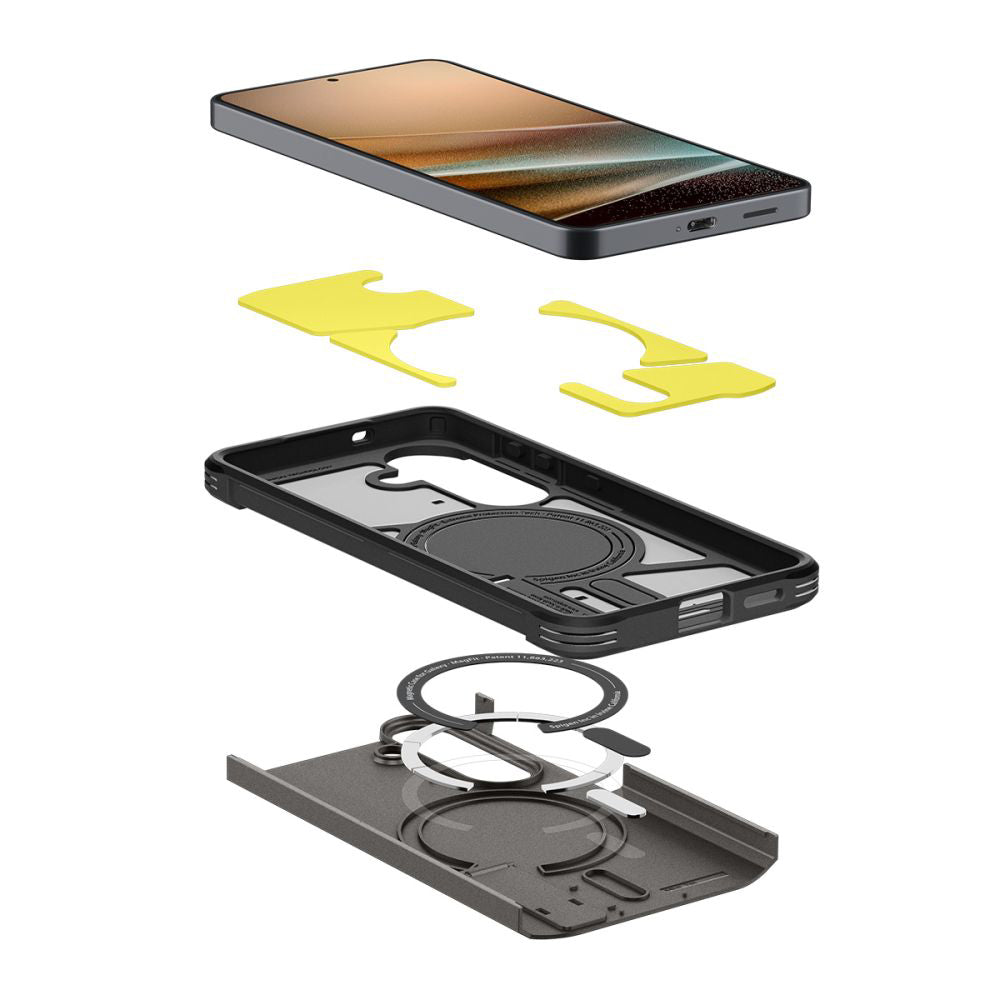 MagSafe tok Samsung Galaxy S26 S942-hez, Spigen, Tough Armor, Szürke ACS10739