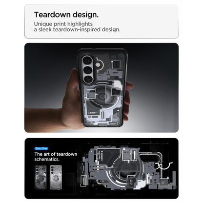 MagSafe tok Samsung Galaxy S26 S942-hez, Spigen, Ultra Hybrid Zero One, Fekete ACS10736