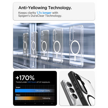 MagSafe tok Samsung Galaxy S26 S942-hez, Spigen, Ultra Hybrid, Matt Fekete ACS10735