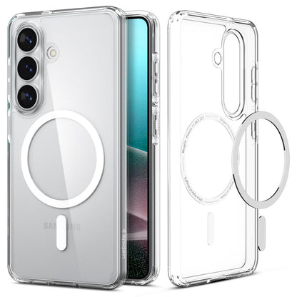 MagSafe tok Samsung Galaxy S26 S942-hez, Spigen, Ultra Hybrid, Átlátszó Fehér ACS10734