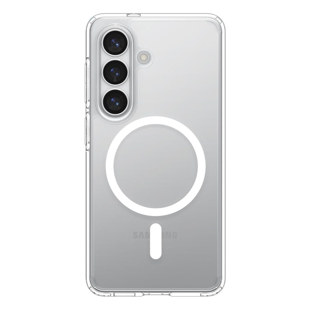 MagSafe tok Samsung Galaxy S26 S942-hez, Spigen, Ultra Hybrid, Átlátszó Fehér ACS10734