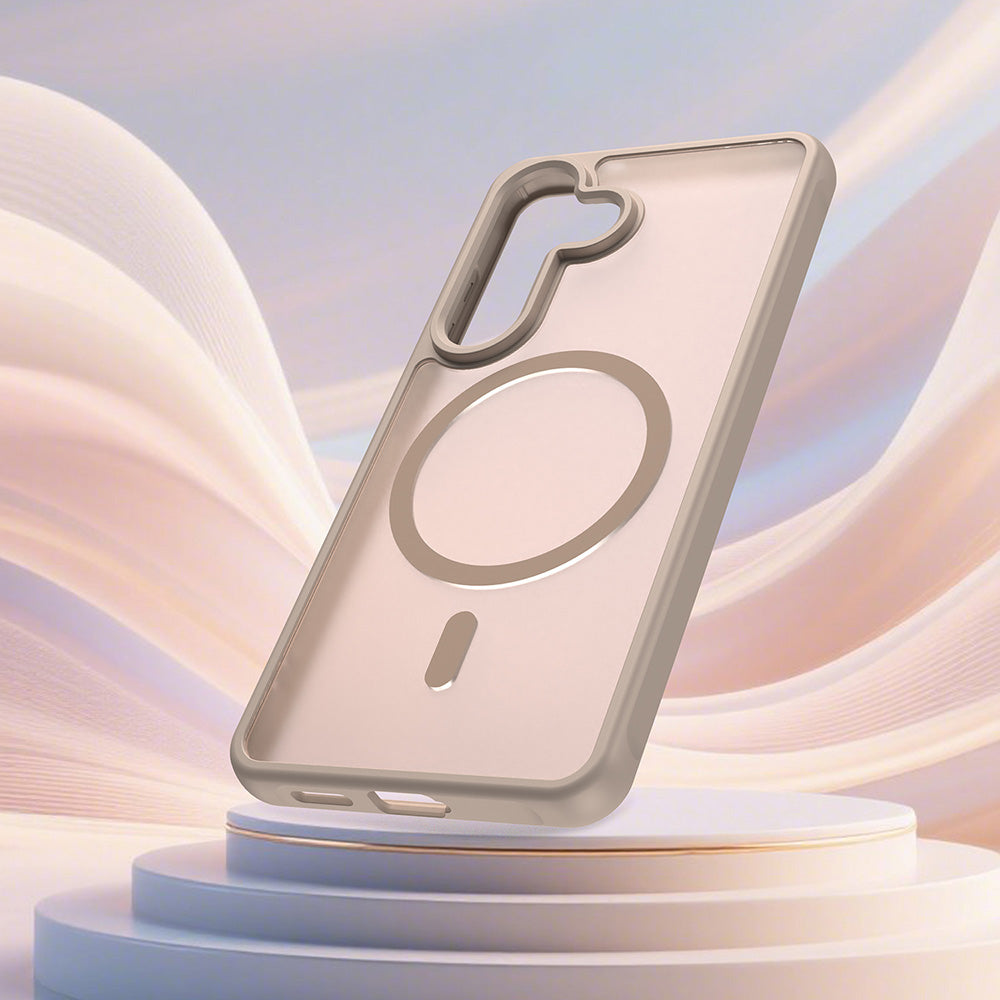 MagSafe tok Samsung Galaxy S26-hoz, Techsuit, HaloFrost II, Arany