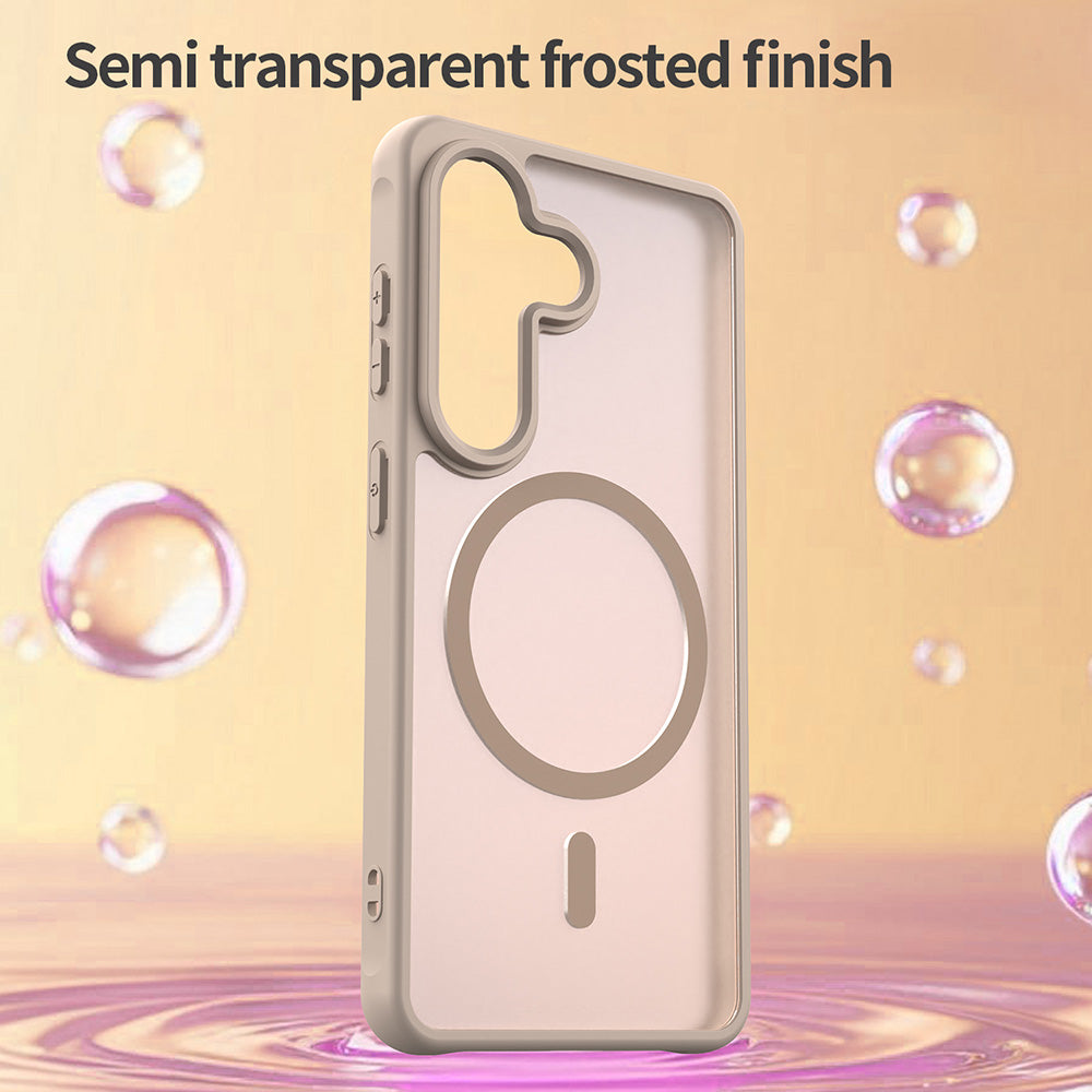 MagSafe tok Samsung Galaxy S26-hoz, Techsuit, HaloFrost II, Arany