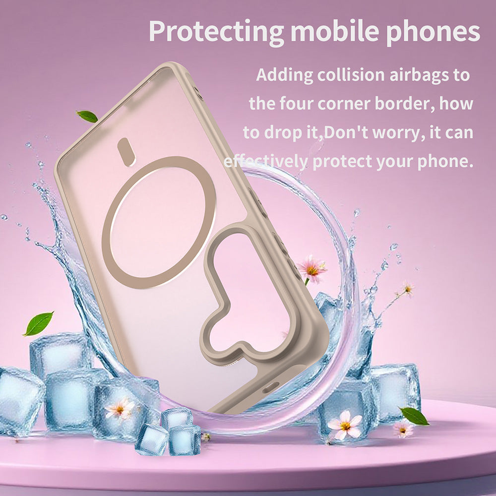 MagSafe tok Samsung Galaxy S26-hoz, Techsuit, HaloFrost II, Arany