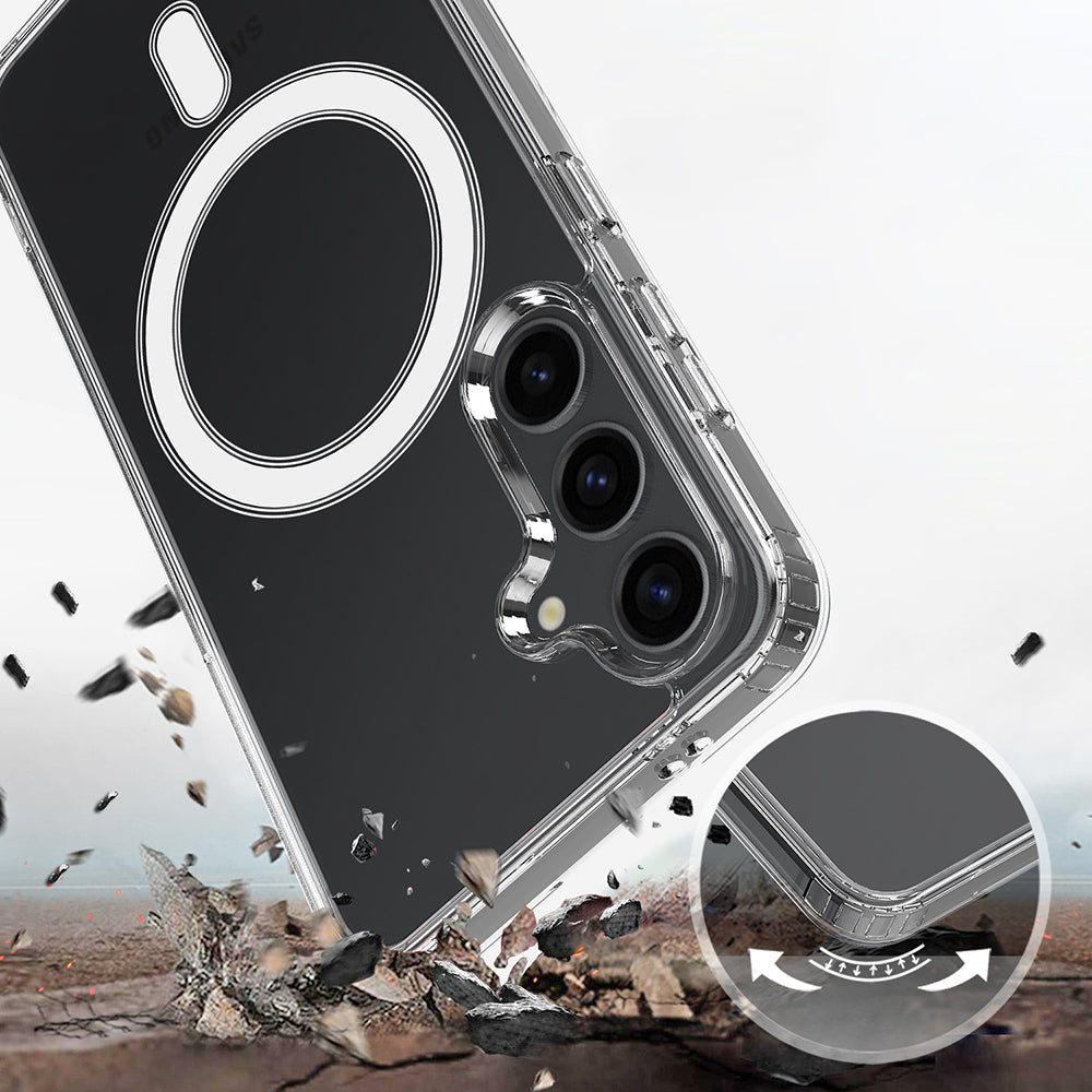 MagSafe Case for Samsung Galaxy S26, Techsuit, Pro, Transparent