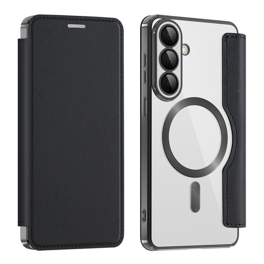 MagSafe tok Samsung Galaxy S26-hoz, Techsuit, SmartMag Book, Fekete