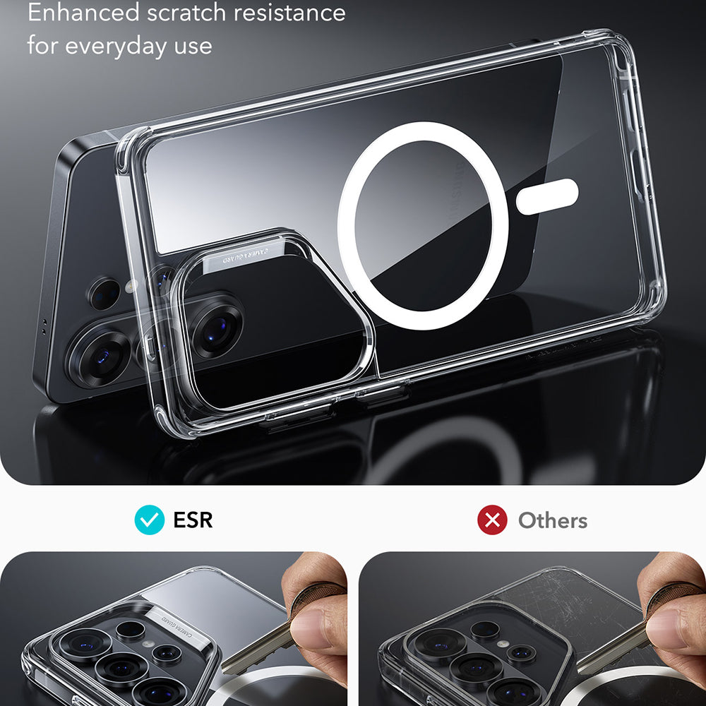 MagSafe tok Samsung Galaxy S26 Ultra-hoz, ESR, Classic Hybrid, Átlátszó