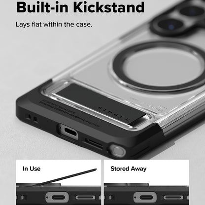 MagSafe tok Samsung Galaxy S26 Ultra S948-hez, Ringke, UX, Átlátszó