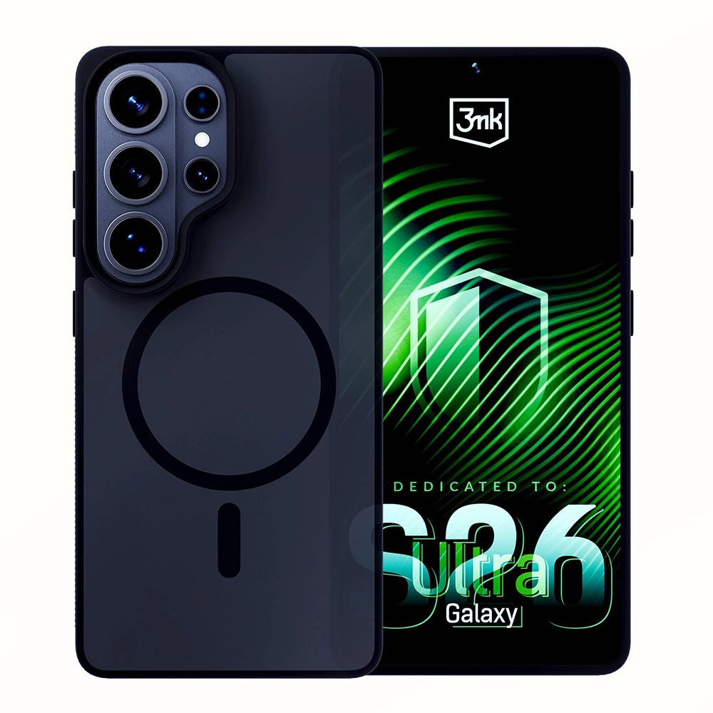 MagSafe tok Samsung Galaxy S26 Ultra S948-hez, 3MK, Smoke MagCase, Szürke