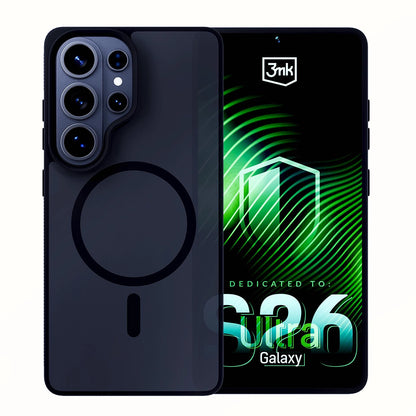 MagSafe tok Samsung Galaxy S26 Ultra S948-hez, 3MK, Smoke MagCase, Szürke