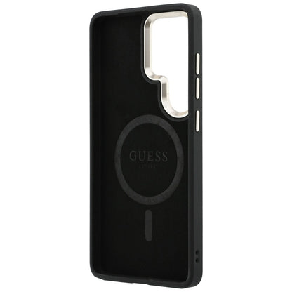 MagSafe tok Samsung Galaxy S26 Ultra S948-hez, Guess, 4G Embossed Ring, Kék