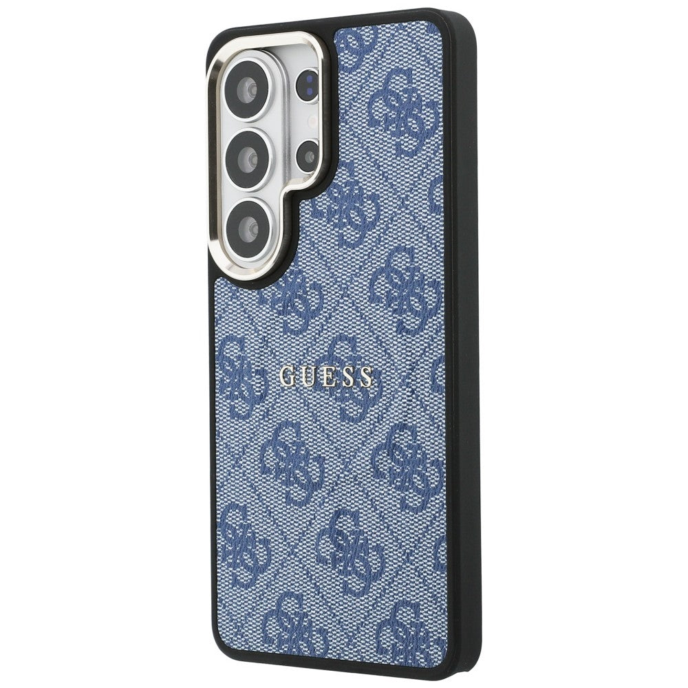 MagSafe tok Samsung Galaxy S26 Ultra S948-hez, Guess, 4G Embossed Ring, Kék