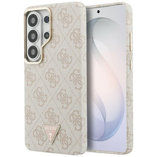 MagSafe Case for Samsung Galaxy S26 Ultra S948, Guess, 4G Triangle Logo, Pink